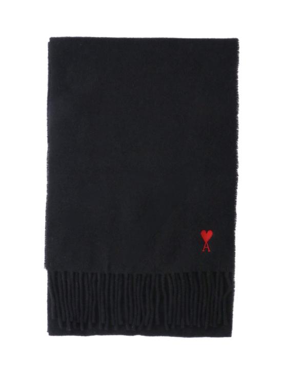 26FW 아미 머플러/스카프 USF705 AW0047 001 BLACK - AMI