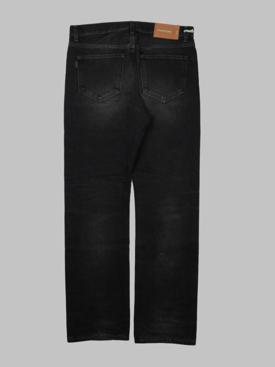 26FW 하이쿠레 데님 팬츠 HEM03249DF119L0938 L0938 BLACK - HAIKURE