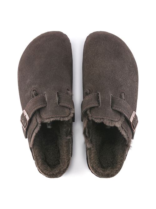 26FW 버켄스탁 샌들 BOSTON SHEARLING 1020529 MOCCA - BIRKENSTOCK