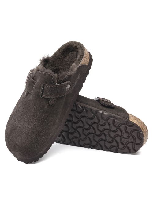 26FW 버켄스탁 샌들 BOSTON SHEARLING 1020529 MOCCA - BIRKENSTOCK