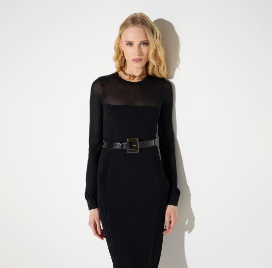 26FW 엘리자베타프랜치 벨트 CT62S67E2 110 NERO - ELISABETTA FRANCHI