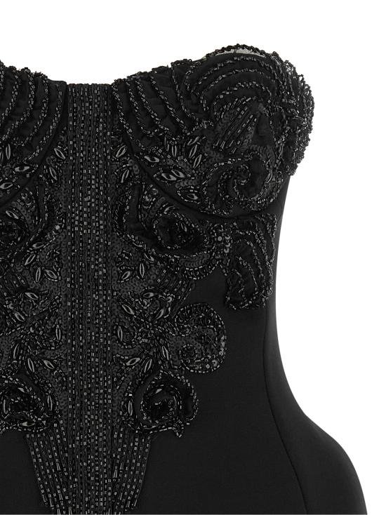 26FW 엘리자베타프랜치 숏 원피스 AB01668E2110 Black - ELISABETTA FRANCHI