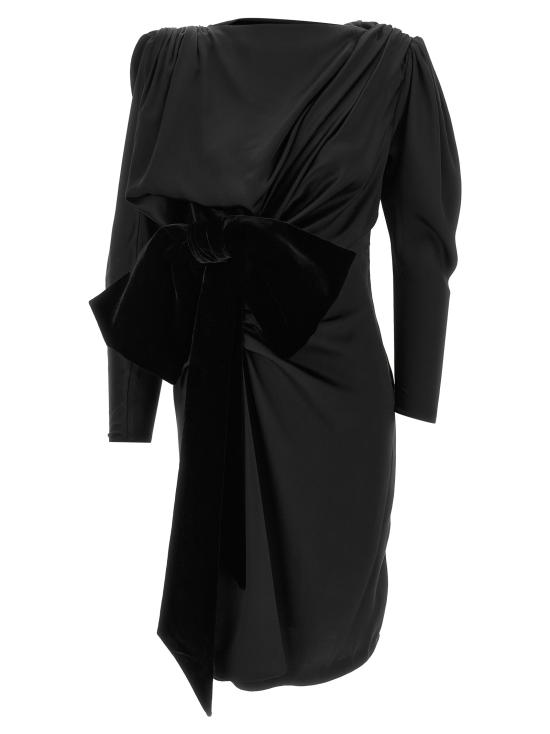 26FW 발망 미디 원피스 DR00000001510PA Black