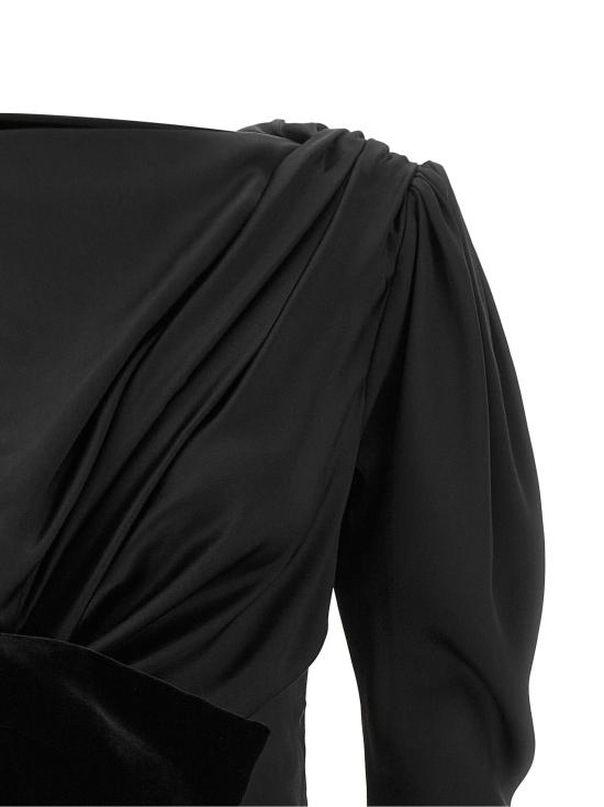 26FW 발망 미디 원피스 DR00000001510PA Black - BALMAIN