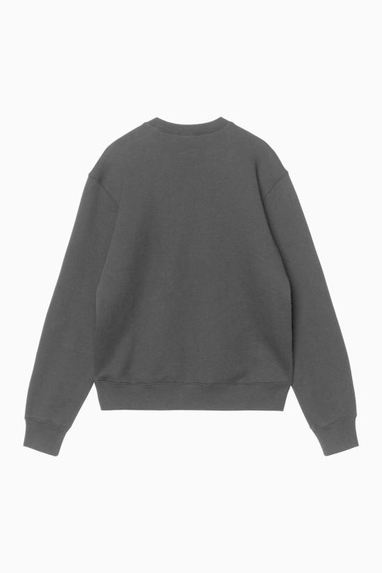 26FW 칼하트 WIP 긴팔 티셔츠 I037279 K02XX BLACK WAX DOM - CARHARTT WIP