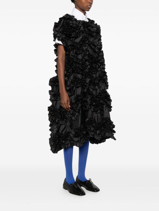 26FW 꼼마꼼마 숏 원피스 RRO001 BLACK - COMME COMME