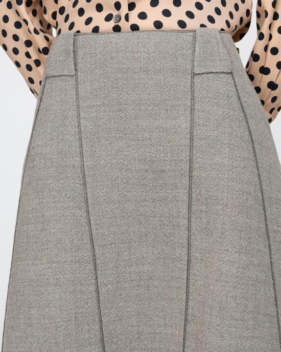 26FW 모스키노 미디 스커트 0118 5415 0502 GRIGIO - MOSCHINO
