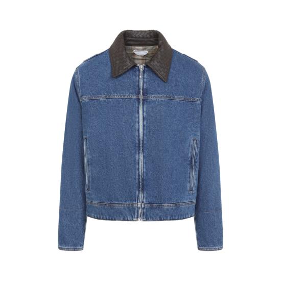 26FW 보테가베네타 데님 자켓 873081 V69P0 4300 MID BLUE DOM - BOTTEGA VENETA