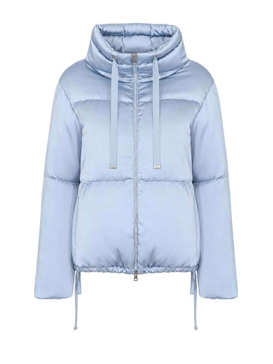 26FW 에르노 하이넥 새틴 숏 다운 자켓 PI00186DR129129004 LIGHT BLUE