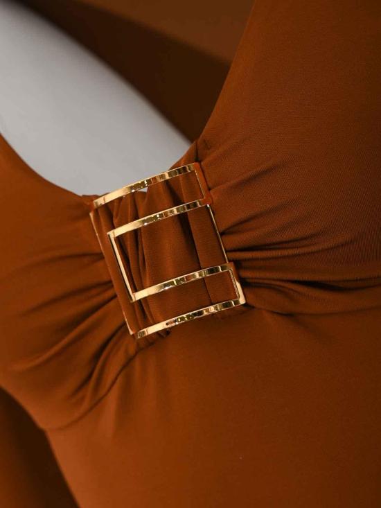 26FW 엘리자베타프랜치 탑 MD00567E2FK3 BROWN - ELISABETTA FRANCHI