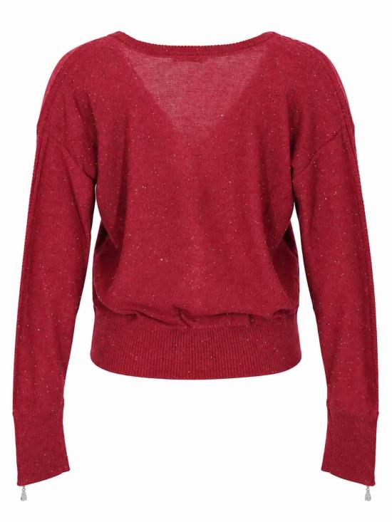 26FW 파트리지아페페 가디건 26253660526E15 BURGUNDY - PATRIZIA PEPE