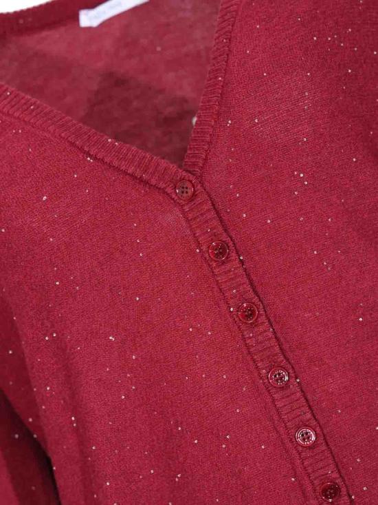 26FW 파트리지아페페 가디건 26253660526E15 BURGUNDY - PATRIZIA PEPE
