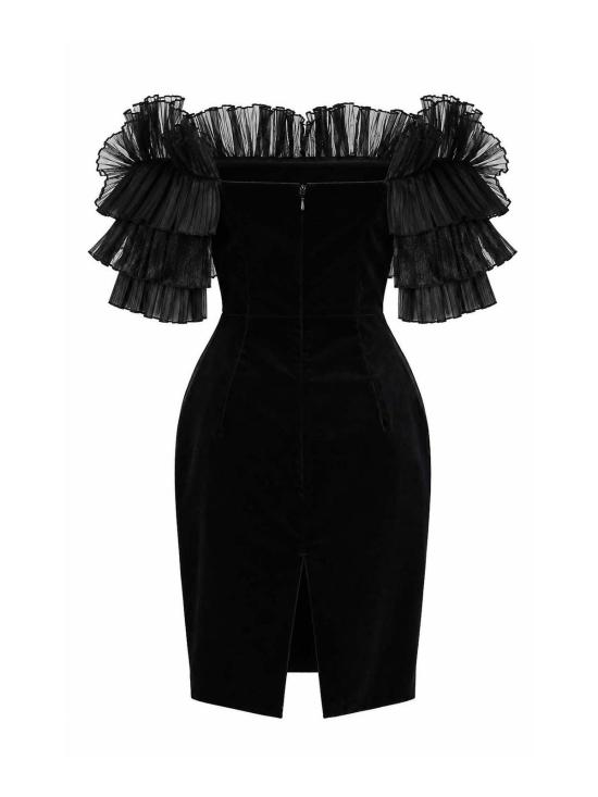 26FW 엘리자베타프랜치 미디 스커트 AB01467E2110 BLACK - ELISABETTA FRANCHI