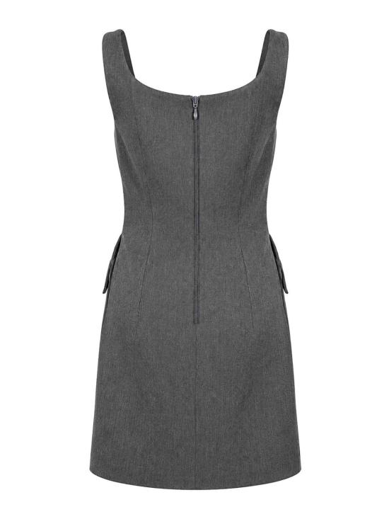 26FW 엘리자베타프랜치 숏팬츠 AB99366E2431 GREY - ELISABETTA FRANCHI