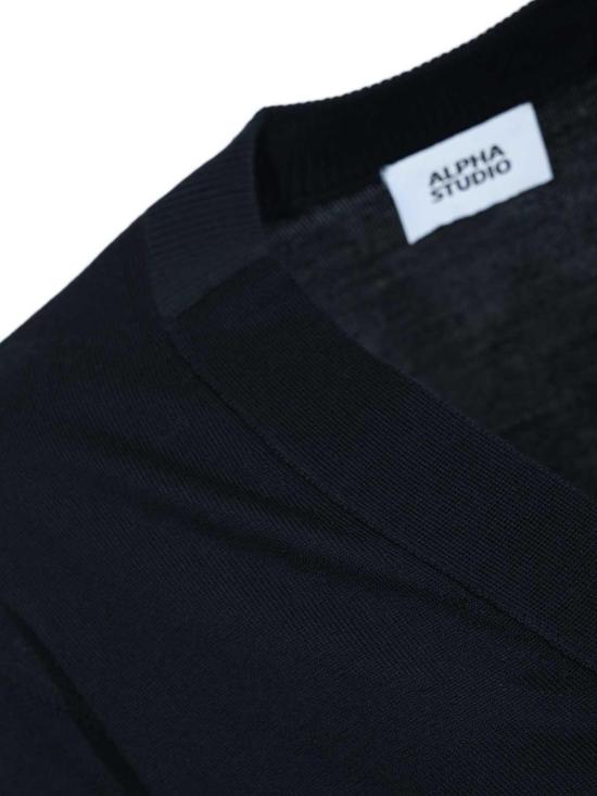26FW 알파스튜디오 가디건 AU7005E1001 BLUE - ALPHA STUDIO