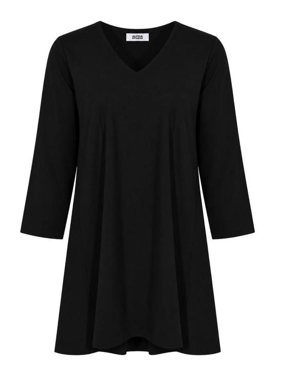 26FW 알파스튜디오 미디 스커트 AD8685O2441 BLACK