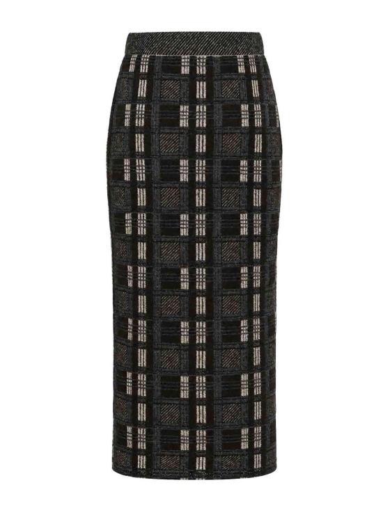 26FW 디익스테리어 미디 스커트 6340413CAF BROWN - D. EXTERIOR