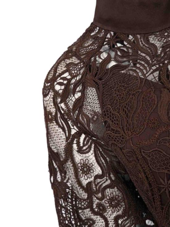 26FW 막스마라 스튜디오 블라우스 26262660136E15 DARK BROWN - MAX MARA STUDIO