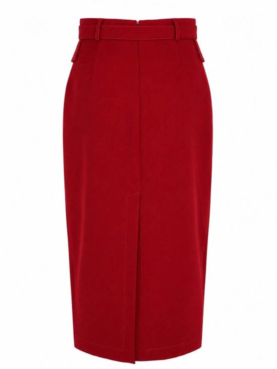 26FW 핑코 미디 스커트 107295A3DAR59 RED - PINKO