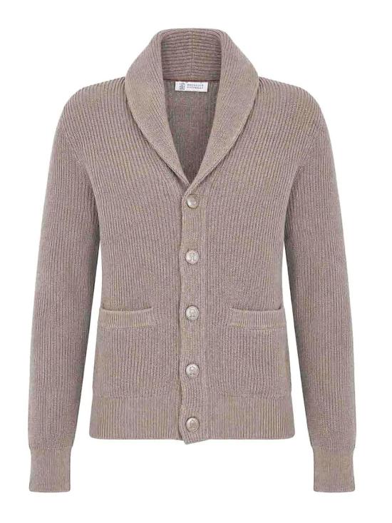 26FW 브루넬로 쿠치넬리 가디건 MNI709706C9756 TAUPE