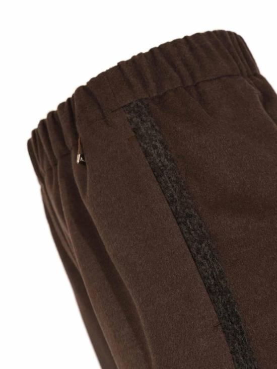 26FW 에르노 와이드 핏 밴딩 팬츠 PT00058DR129348810 DARK BROWN - HERNO