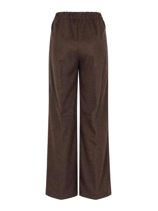 26FW 에르노 와이드 핏 밴딩 팬츠 PT00058DR129348810 DARK BROWN - HERNO