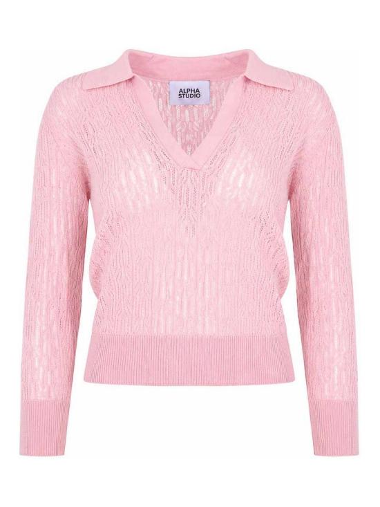 26FW 알파스튜디오 폴로 티셔츠 AD8041B2011 PINK