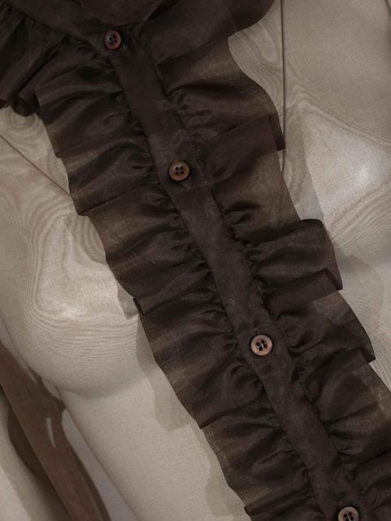 26FW 디익스테리어 셔츠 6371414CIO DARK BROWN - D. EXTERIOR