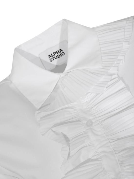 26FW 알파스튜디오 셔츠 AD8720L2460 WHITE - ALPHA STUDIO