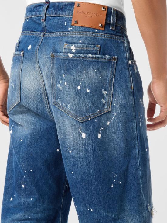 26FW 필립 플레인 데님 팬츠 FAECMDT4142PDE004N 07MR Blue - PHILIPP PLEIN
