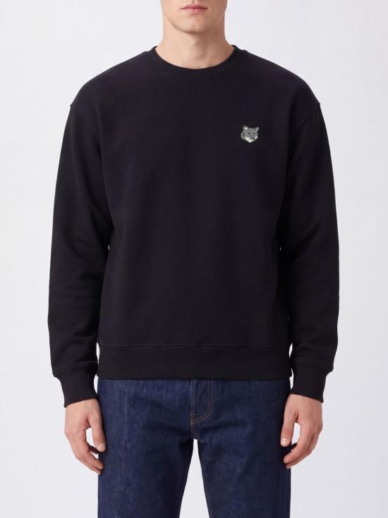 26FW 메종키츠네 폭스 헤드 컴포트 스웨트셔츠 PM00304KM0341 P199 Black