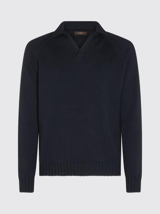 26FW 자노네 폴로 티셔츠 810402ZN286 Z1375 Navy - ZANONE