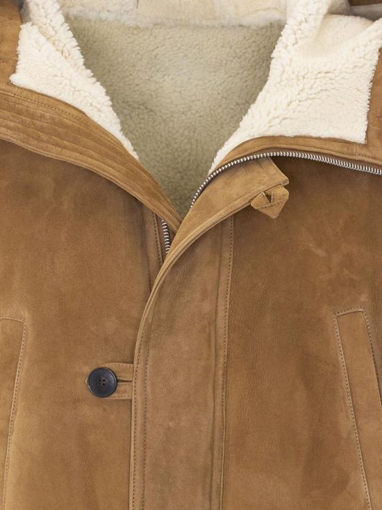 26FW 이브살로몬 코트 27WHM60390 MSBVB3195 Brown - YVES SALOMON