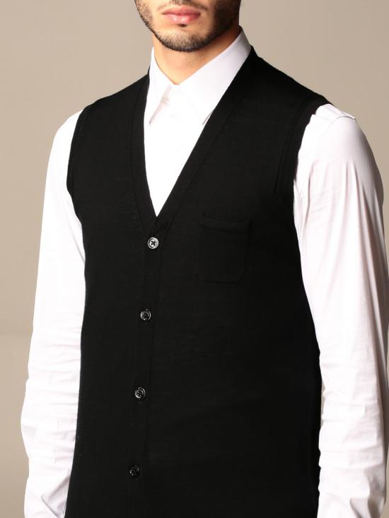 25FW 파올로 페코라 가디건 A006F001 9000 Black - PAOLO PECORA