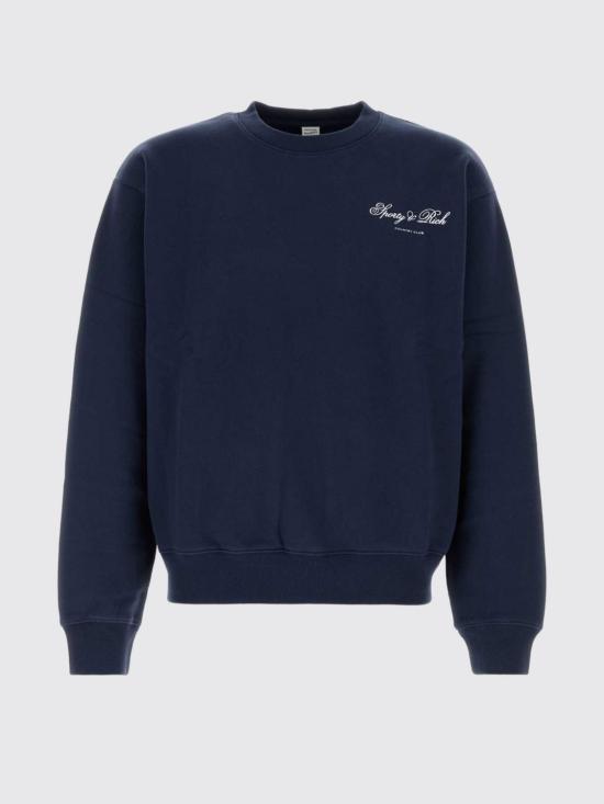 26FW 스포티앤리치 긴팔 티셔츠 ST10385274BL106 3902 Navy - SPORTY & RICH