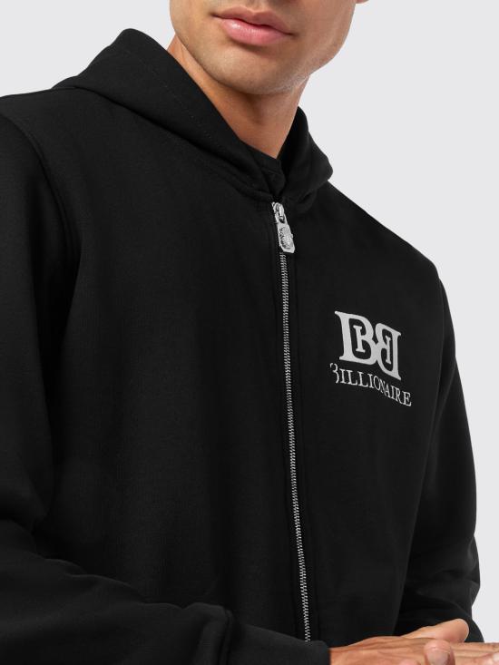 26FW 빌리어네어 긴팔 티셔츠 WAECMJB3729BTE004N 02 Black - BILLIONAIRE