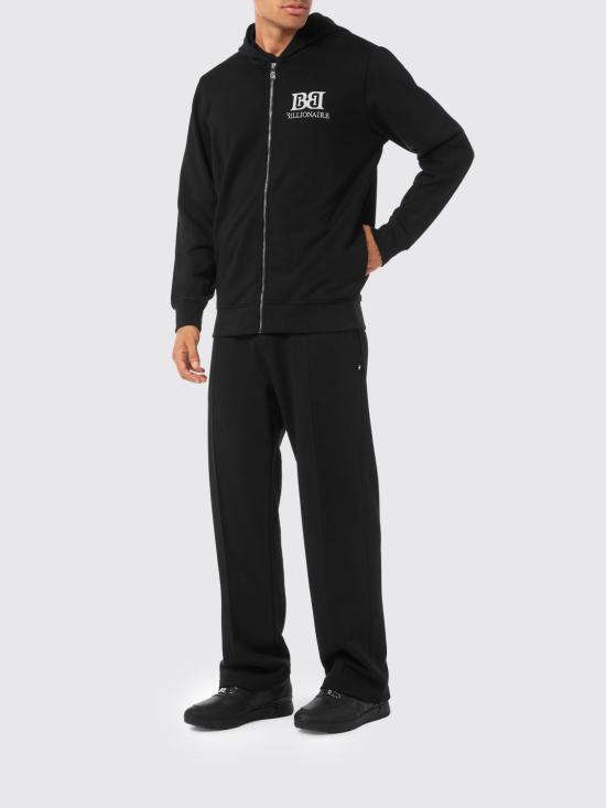 26FW 빌리어네어 긴팔 티셔츠 WAECMJB3729BTE004N 02 Black - BILLIONAIRE