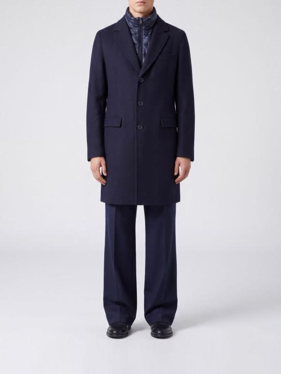 26FW 에르노 에코울 레이어드 체스터 코트 CA000202U33344 9200 Blue