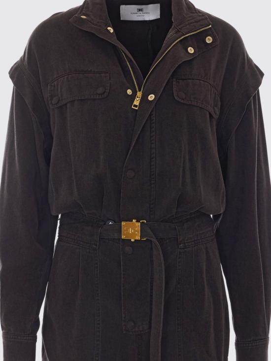 26FW 엘리자베타프랜치 점프수트 TJ02D66E2 EV9 Brown - ELISABETTA FRANCHI