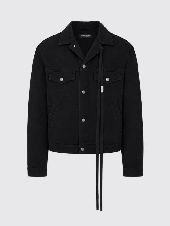 26FW 앤 드뮐미스터 스탠다드 라프 데님 자켓 12717 FA038099 Black - ANN DEMEULEMEESTER