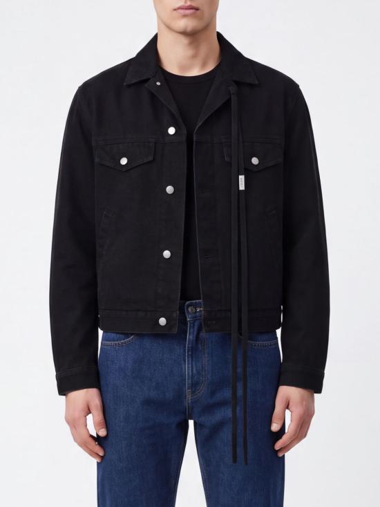 26FW 앤 드뮐미스터 스탠다드 라프 데님 자켓 12717 FA038099 Black