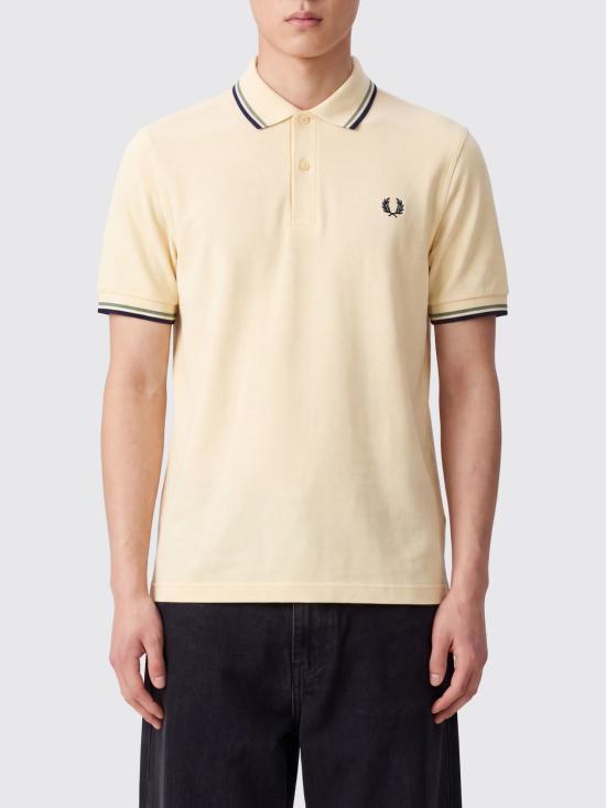 26FW 프레드페리 폴로 티셔츠 M3600 68C Yellow Cream