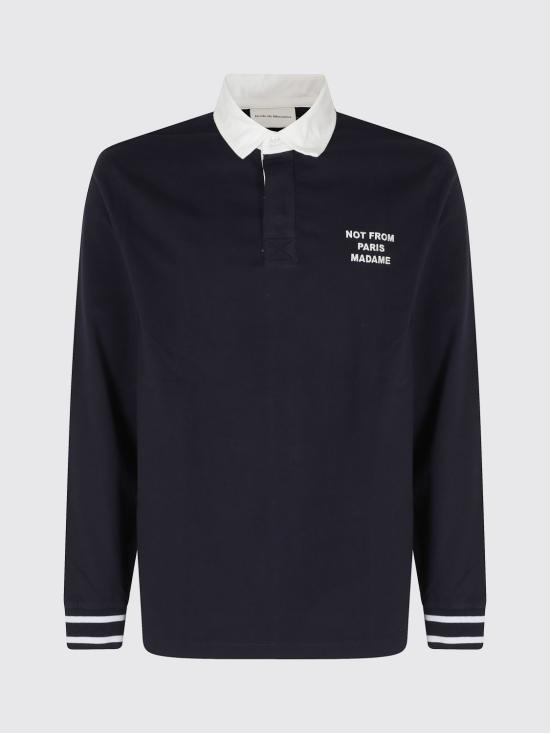 26FW 드롤드무슈 폴로 티셔츠 MPL190CO248 Navy - DROLE DE MONSIEUR