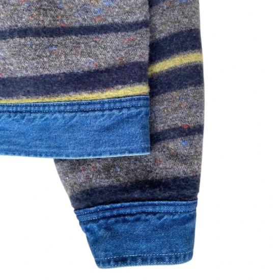  캐피탈 자켓 Kapital 11.5oz 데님 안감 양면 지퍼업 작업 재킷 (성모 마리아) 프로 - KAPITAL