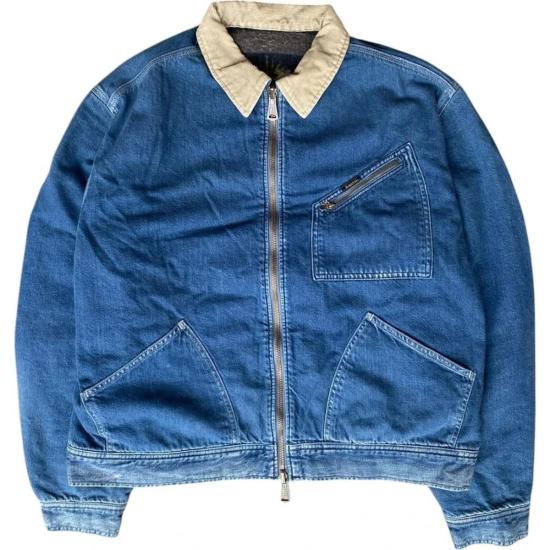  캐피탈 자켓 Kapital 11.5oz 데님 안감 양면 지퍼업 작업 재킷 (성모 마리아) 프로