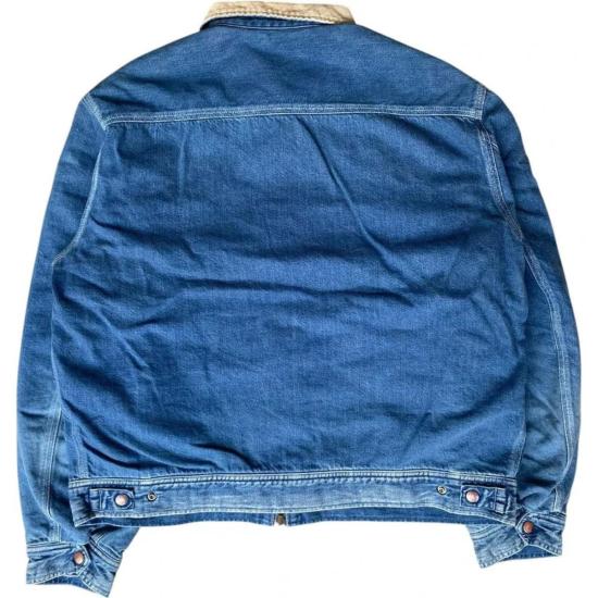  캐피탈 자켓 Kapital 11.5oz 데님 안감 양면 지퍼업 작업 재킷 (성모 마리아) 프로 - KAPITAL