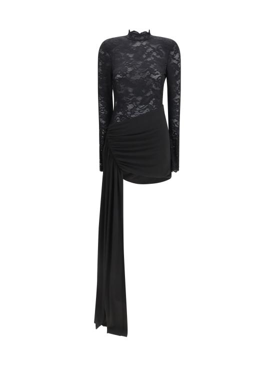 26FW 니사 숏 원피스 RS16646 BLACK