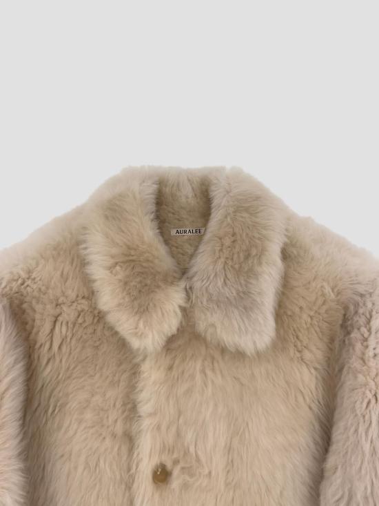 26FW 오라리 아우터 A26AC02MF VRY BG IVORY BEIGE - AURALEE