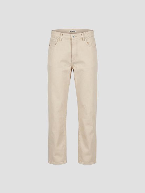 26FW 오라리 데님 팬츠 A26AP01SD IVRY WHT IVORY WHITE