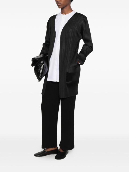 26FW 플리츠플리즈 가디건 PP68JA108 15 BLACK - PLEATS PLEASE